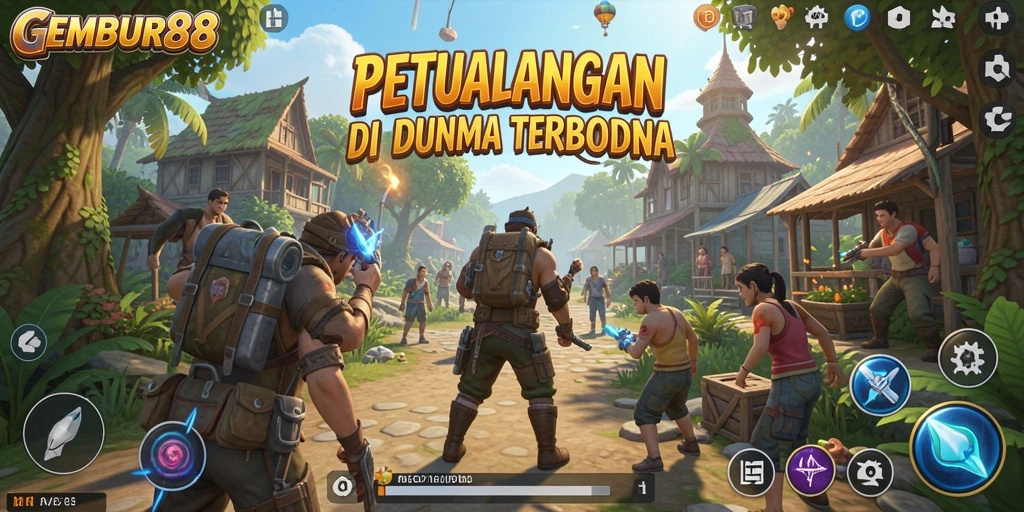 Gameplay seru dalam dunia terbuka yang penuh petualangan.