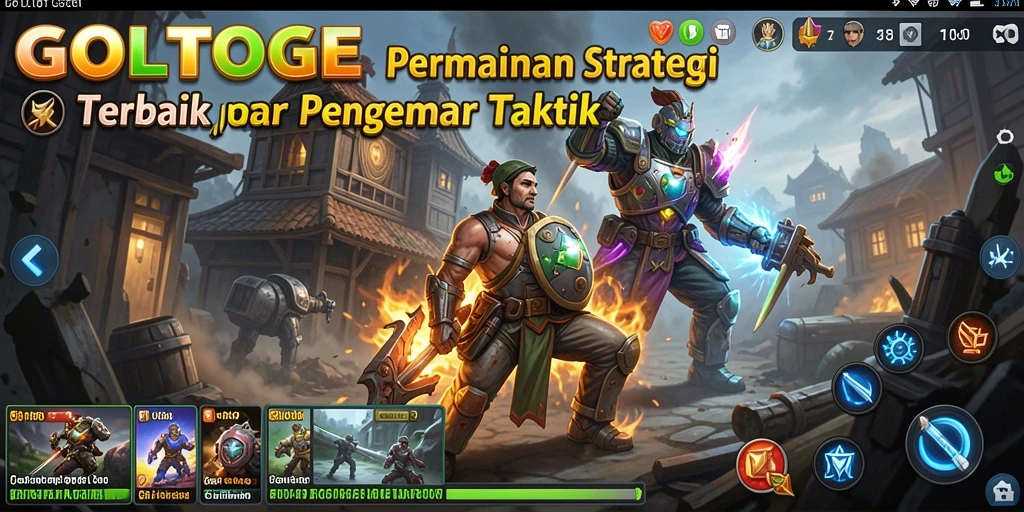 Tangkapan layar gameplay <strong>GOLTOGEL</strong> yang menunjukkan strategi dalam pertempuran.