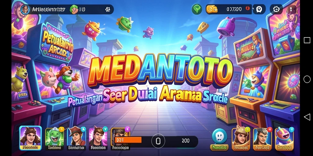 Tampilan gameplay yang menegangkan dalam MEDANTOTO.