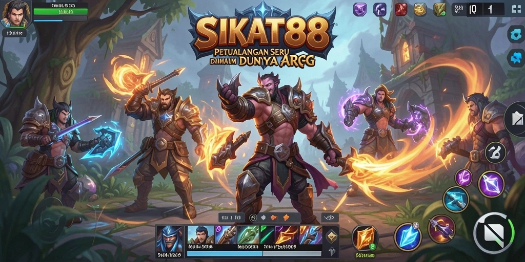 Gameplay SIKAT88 yang menegangkan dalam pertarungan epik.